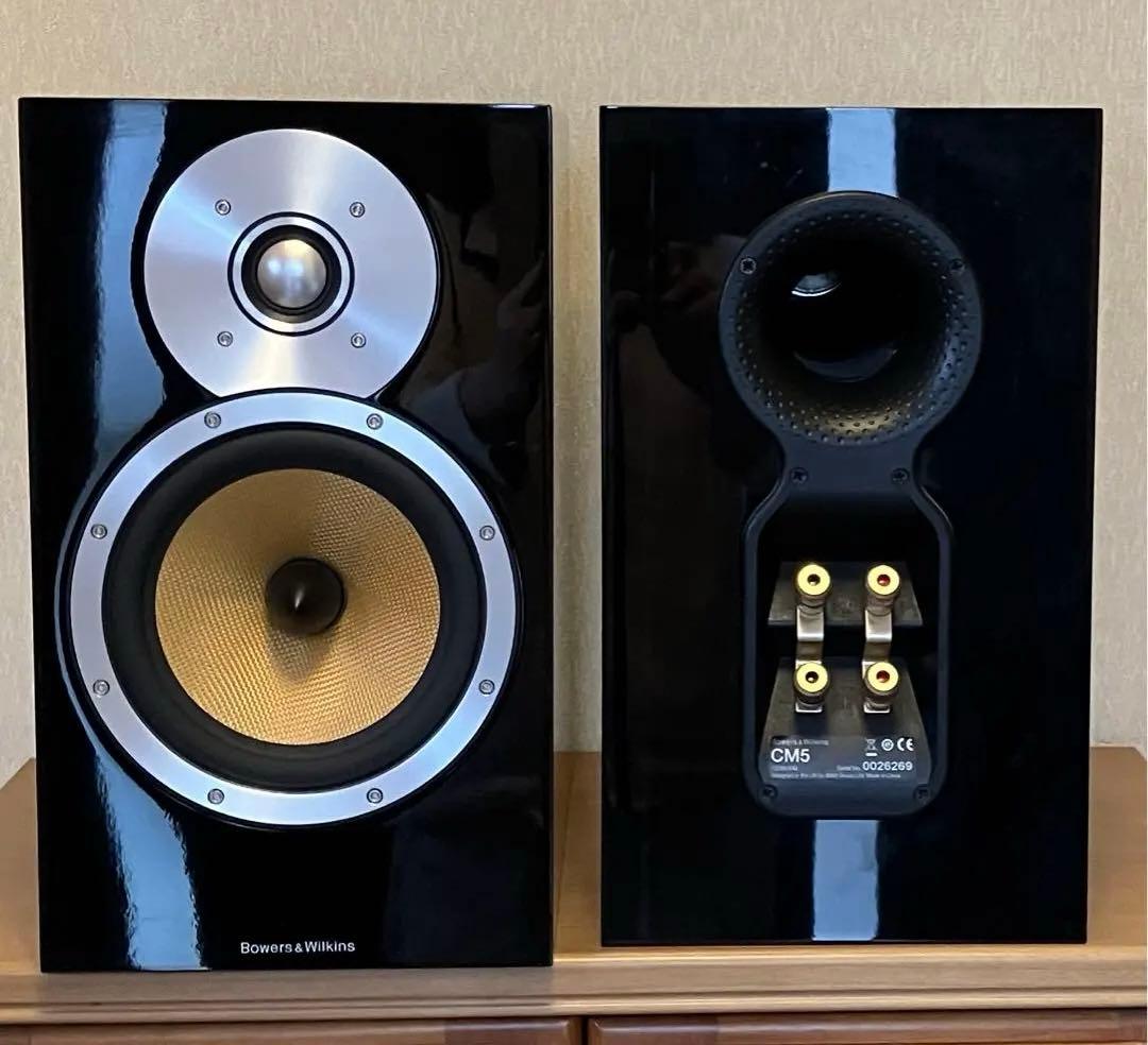 【Bowers & Wilkins】 CM5 ペアスピーカー　ブラック　美品