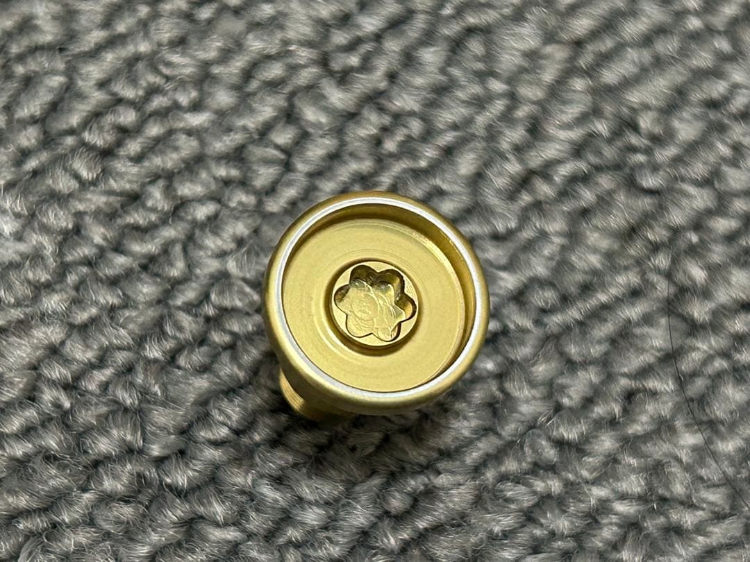 ゴールド ベイトリールパーツ 2個セット