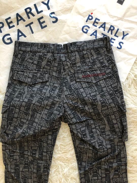 パーリーゲイツグレジャガード起毛仕上げパンツサイズ4