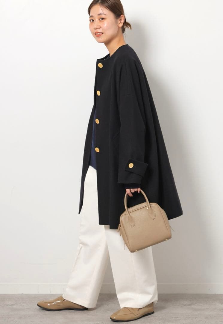 Traditional WeatherwearMALTON ノーカラーコート