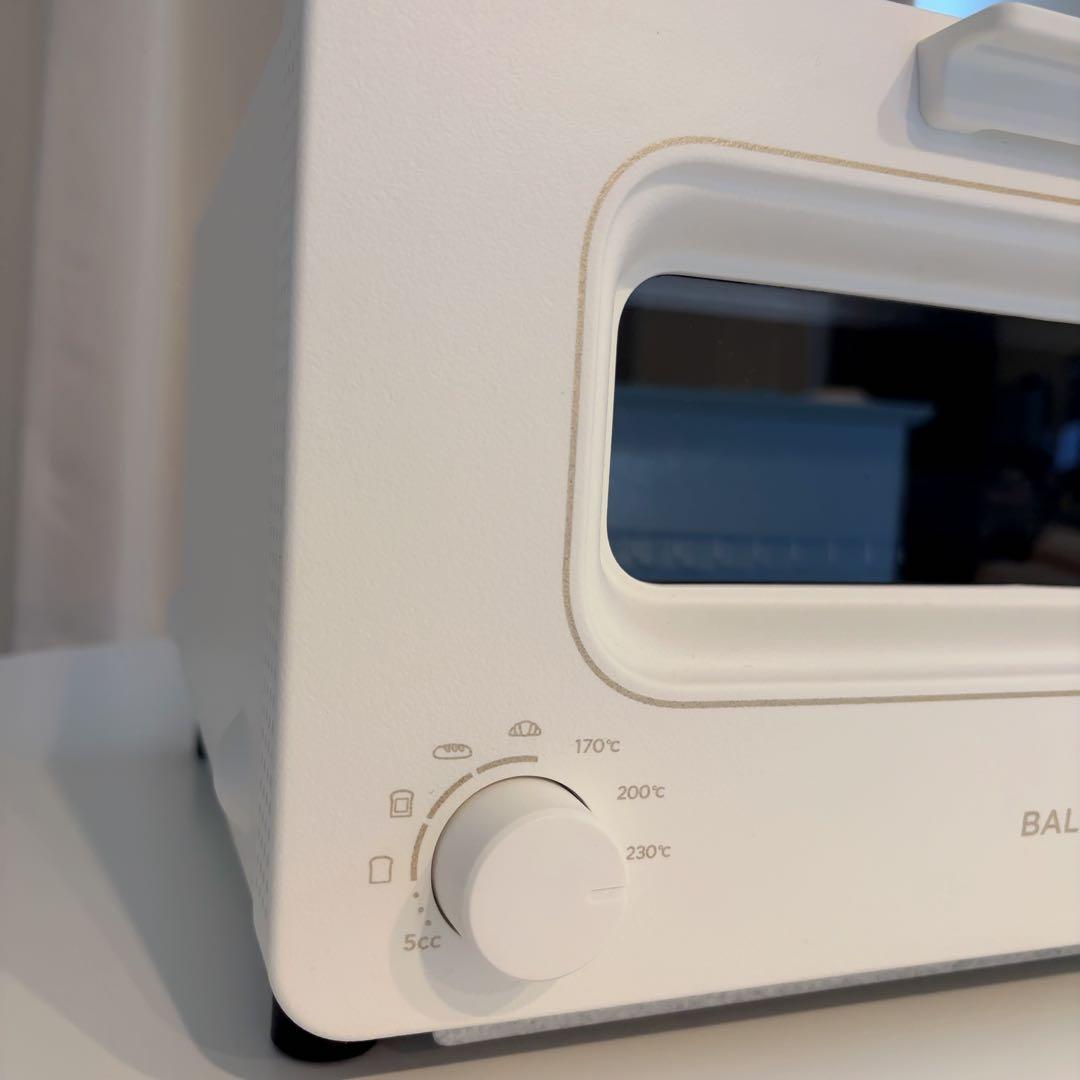 BALMUDA トースター ホワイト 取扱説明書付き