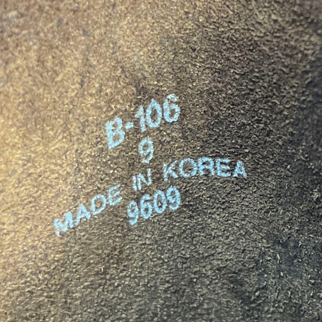 フライ リングブーツ ブラウン レザー エンジニアブーツ 韓国製