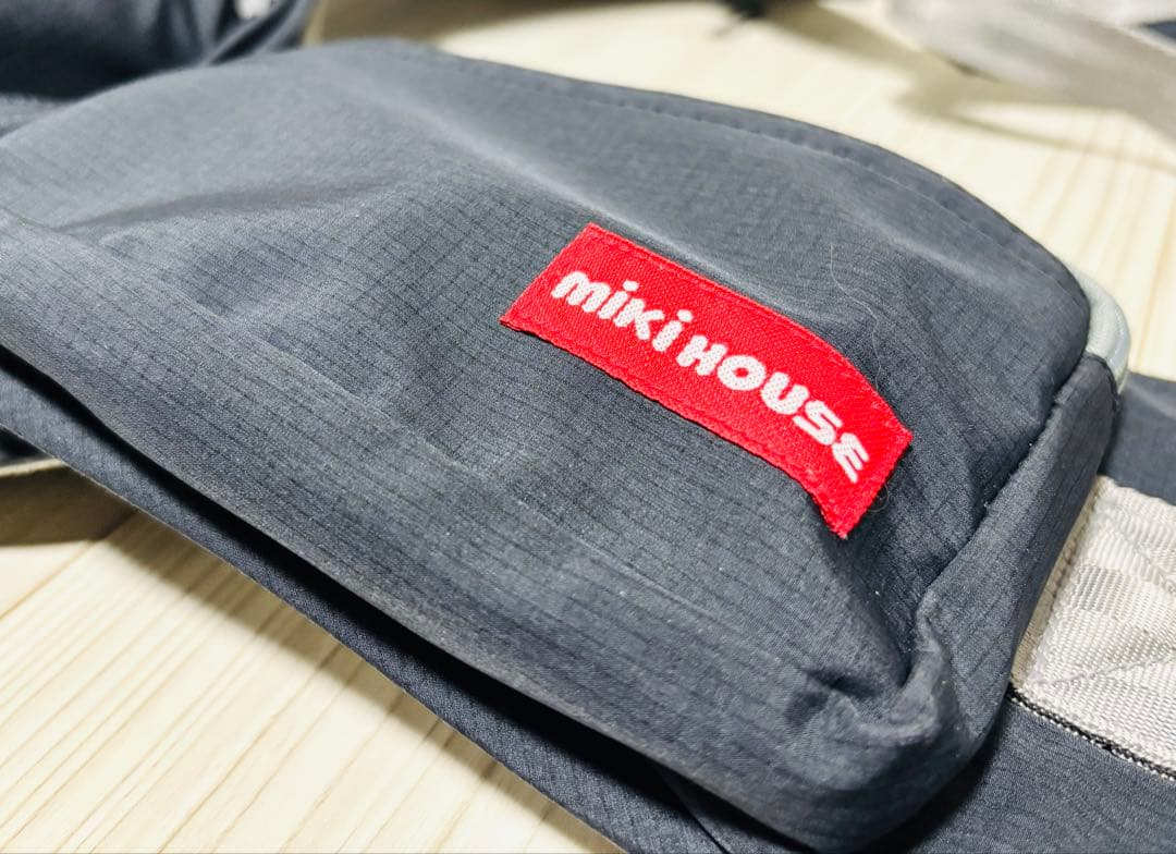 【美品 箱つき】ミキハウス×ポグネー ベビーキャリア 抱っこひも