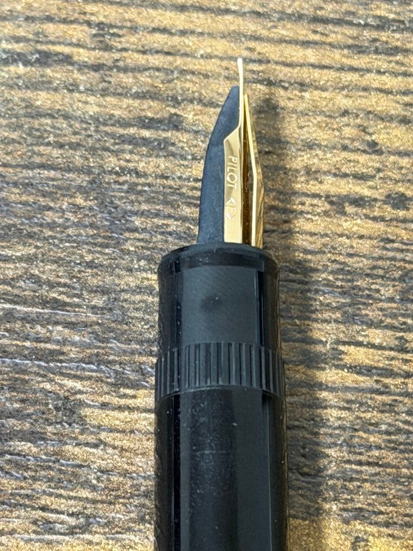 試筆のみ　1979年製　初代　ジャスタス　14金　ゴールド　万年筆　細字