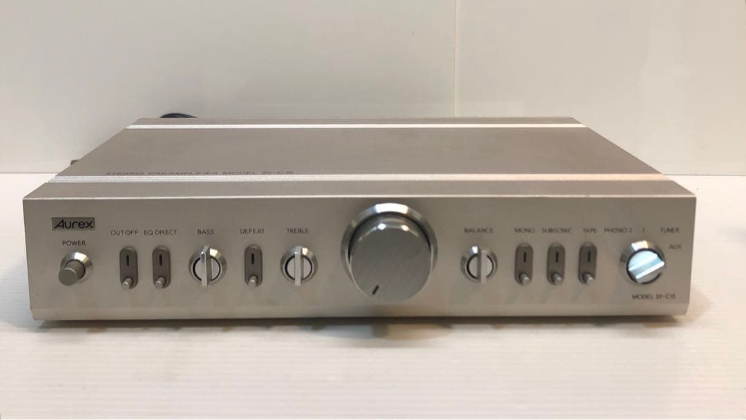 AUREX ステレオプリアンプ　SY-C15 動作確認済
