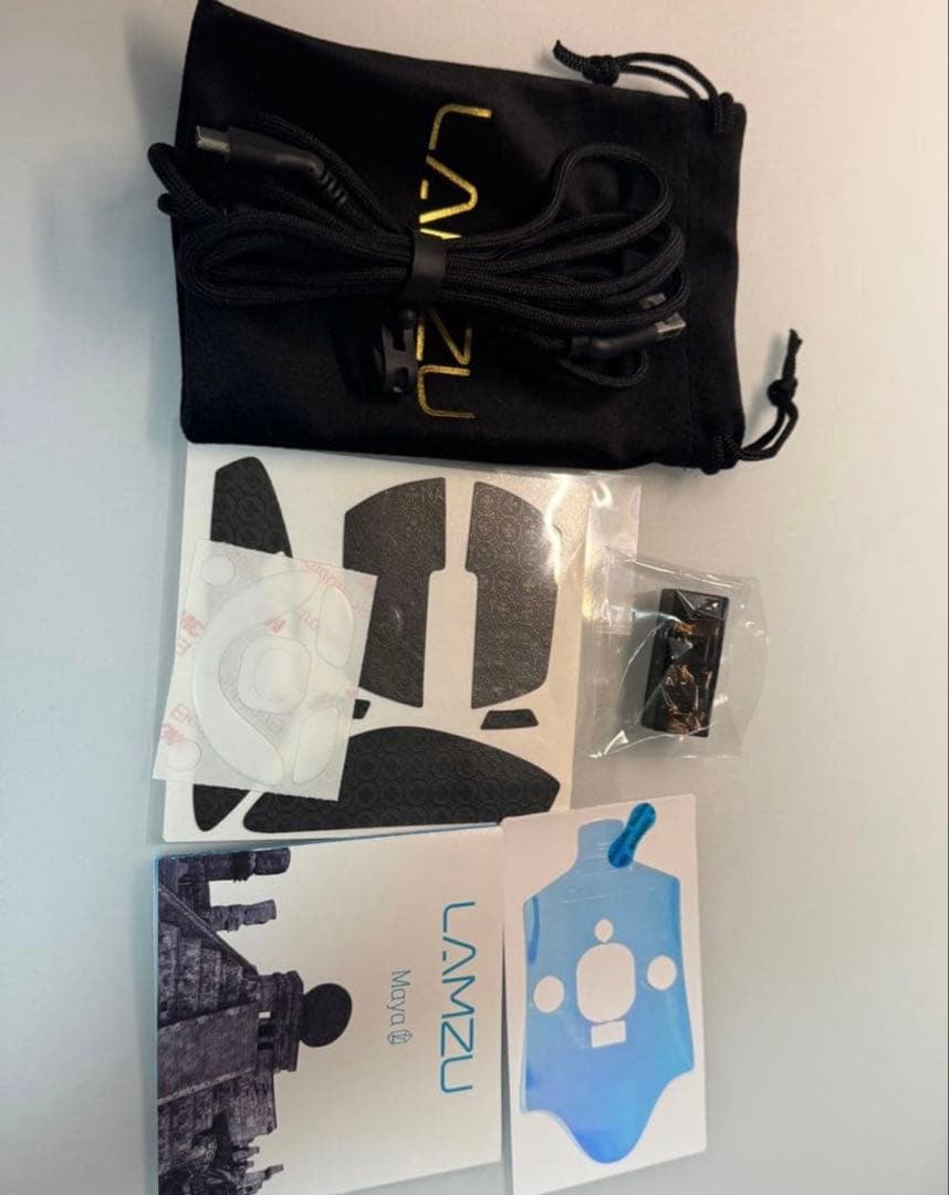 Lamzu Maya ゲーミングマウス Charcoal Black ワイヤレス