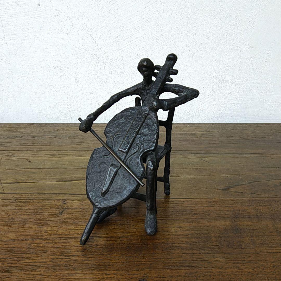 【Bronze Sculpture】音楽奏者 カルテット 四重奏 4体セット