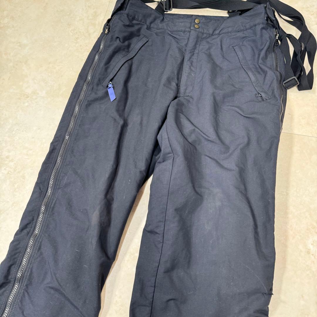 90s patagonia スキーパンツ ナイロンパンツ ネイビー Lサイズ