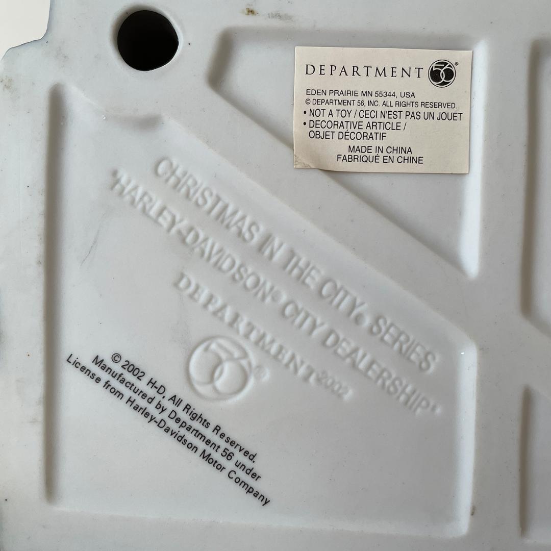 DEPARTMENT56　ハーレーダビッドソンショップ　クリスマスライト