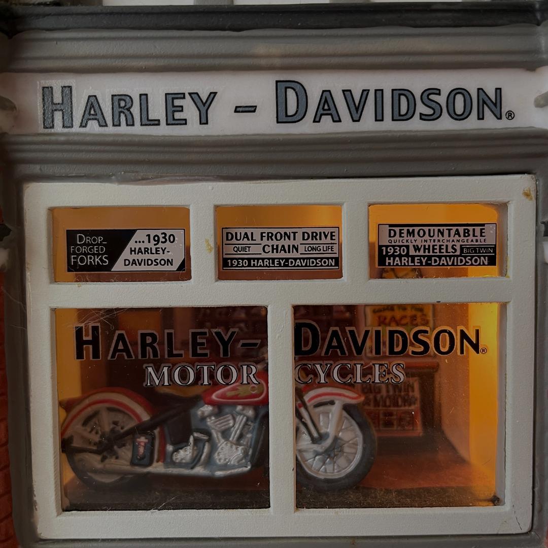 DEPARTMENT56　ハーレーダビッドソンショップ　クリスマスライト