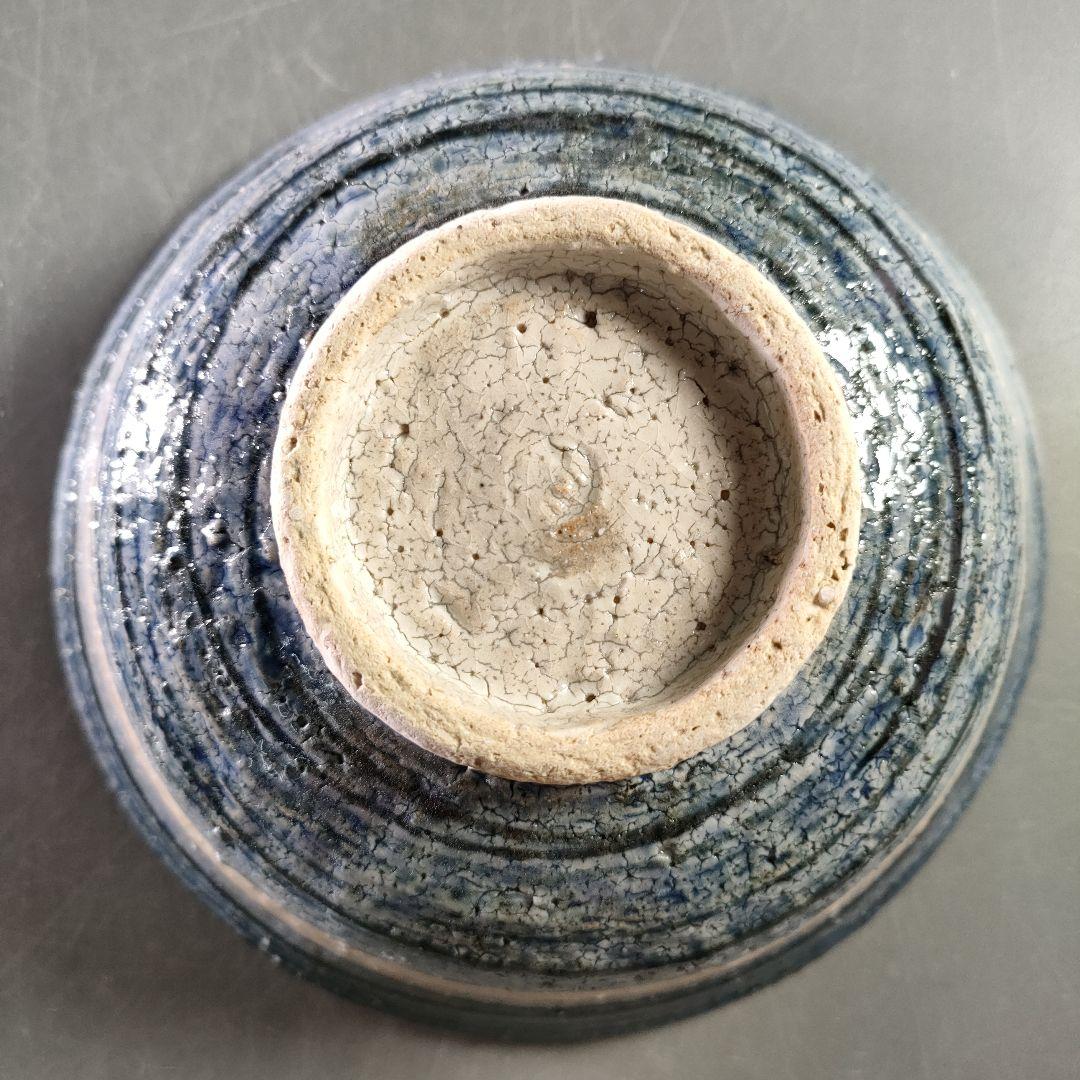 A926-2/小川文斉 造/花文字向付鉢5客/中鉢/盛鉢/飾鉢/