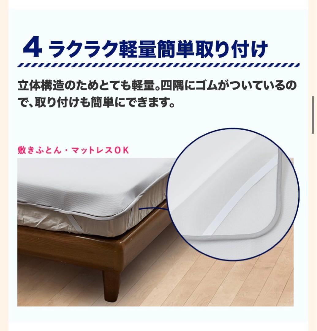 東洋羽毛　サラ敷きパッド　2枚セット