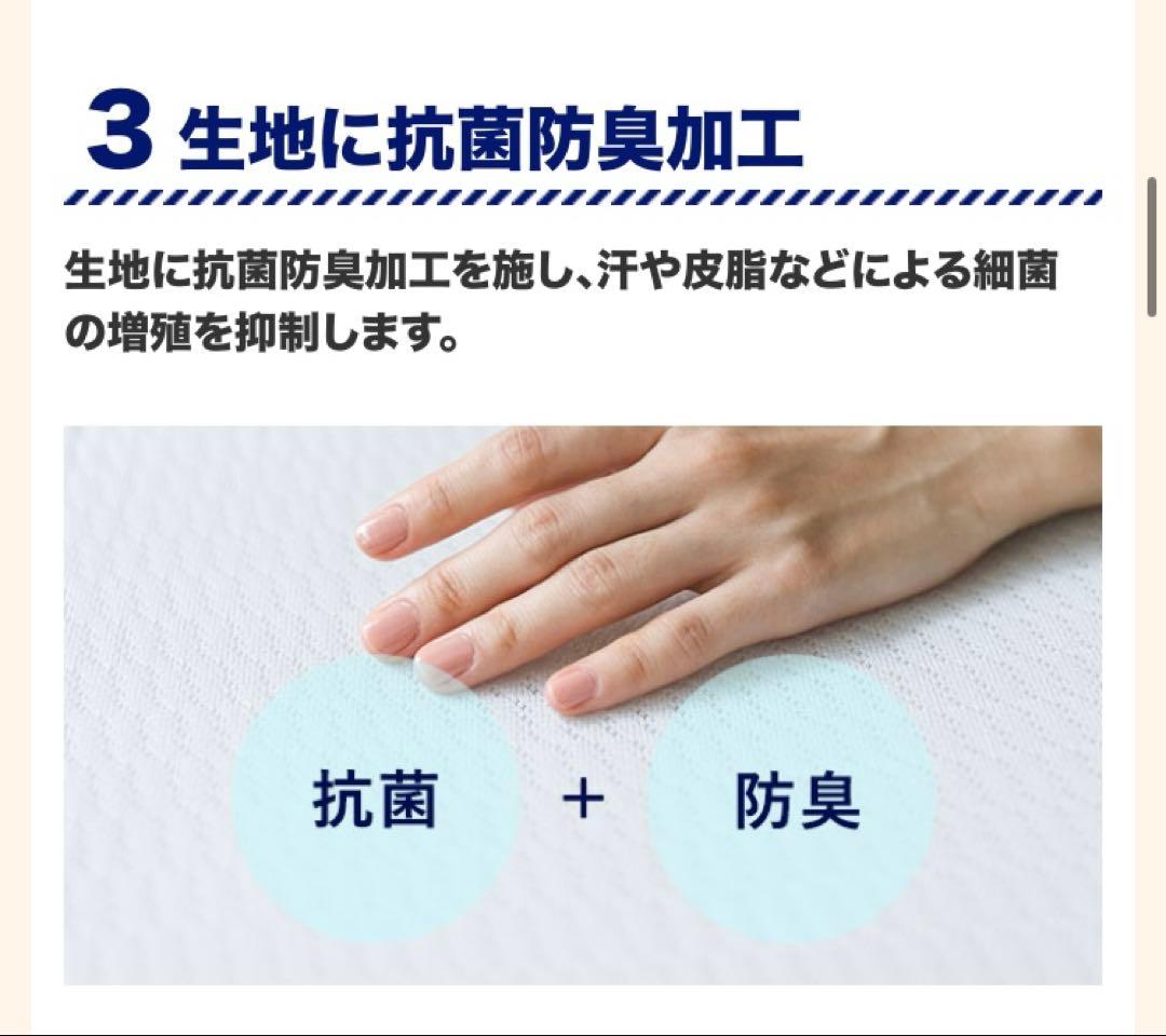 東洋羽毛　サラ敷きパッド　2枚セット