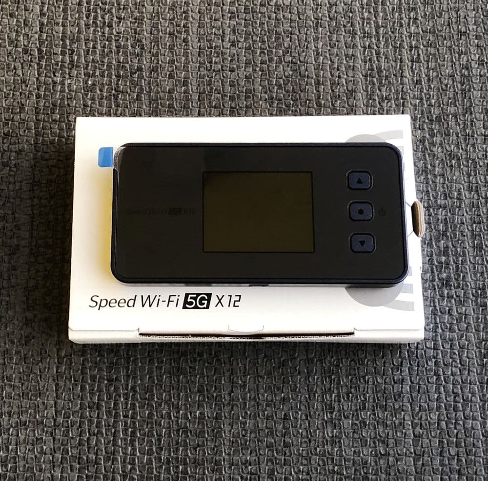 Speed Wi-Fi 5G X12＆クレードル