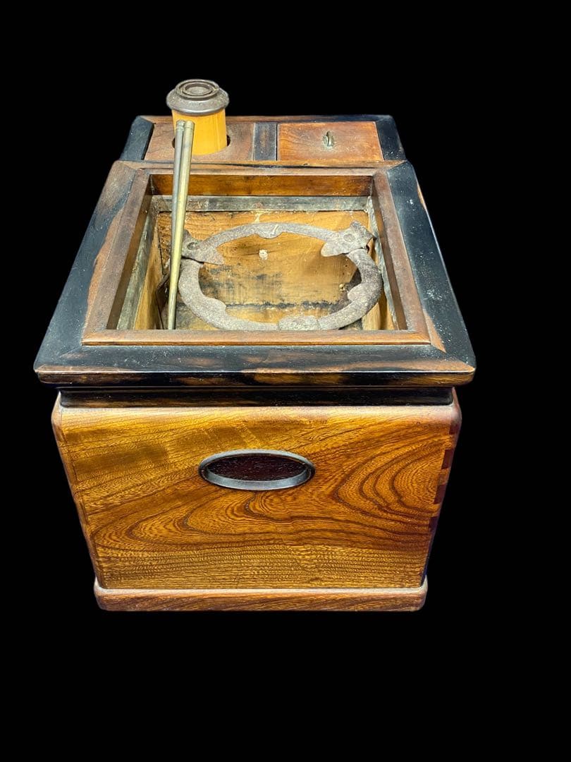 長火鉢　火鉢　引き出し付　アンティーク　コレクション