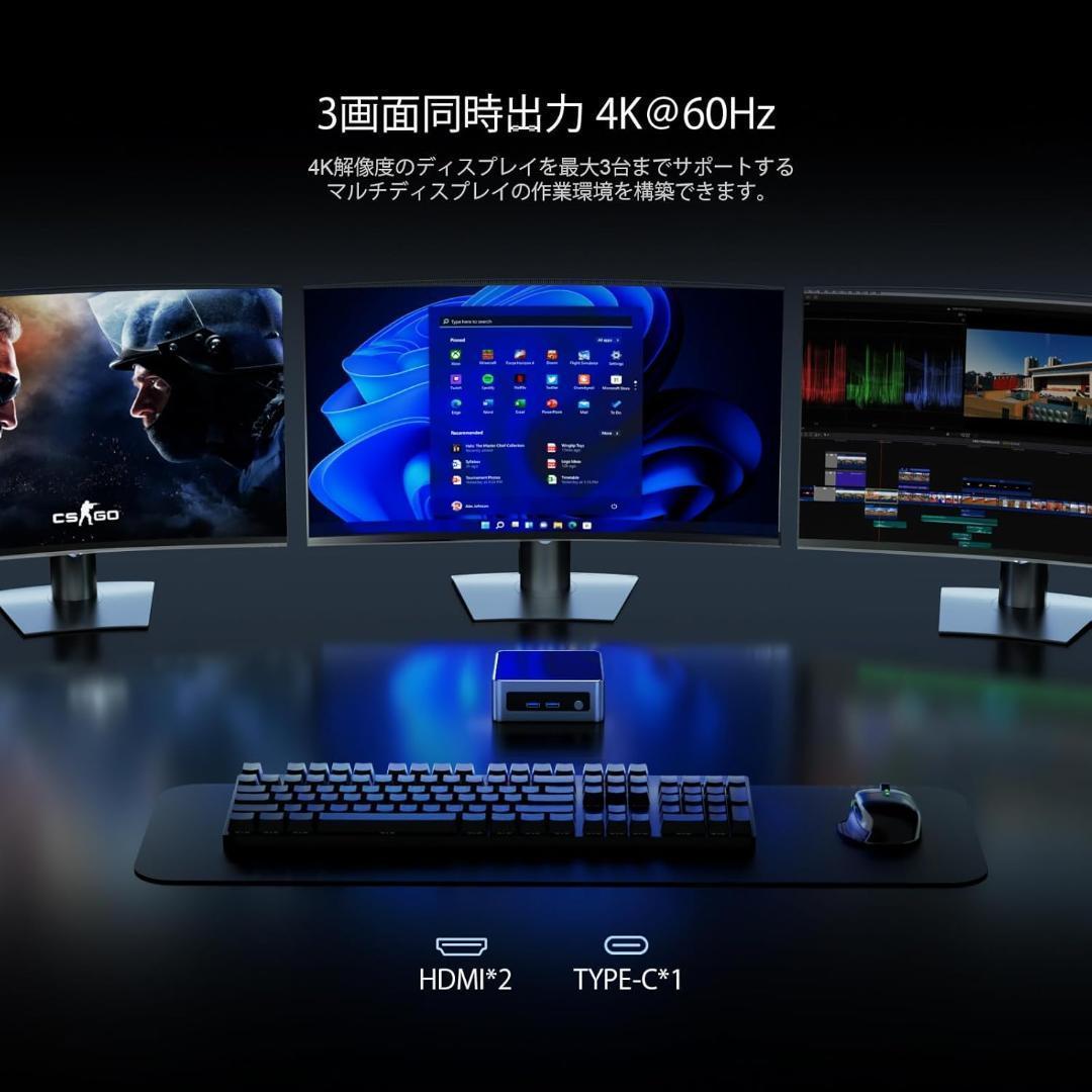 【最終価格‼️】ミニPC AMD Ryzen 5 5625U　Windows