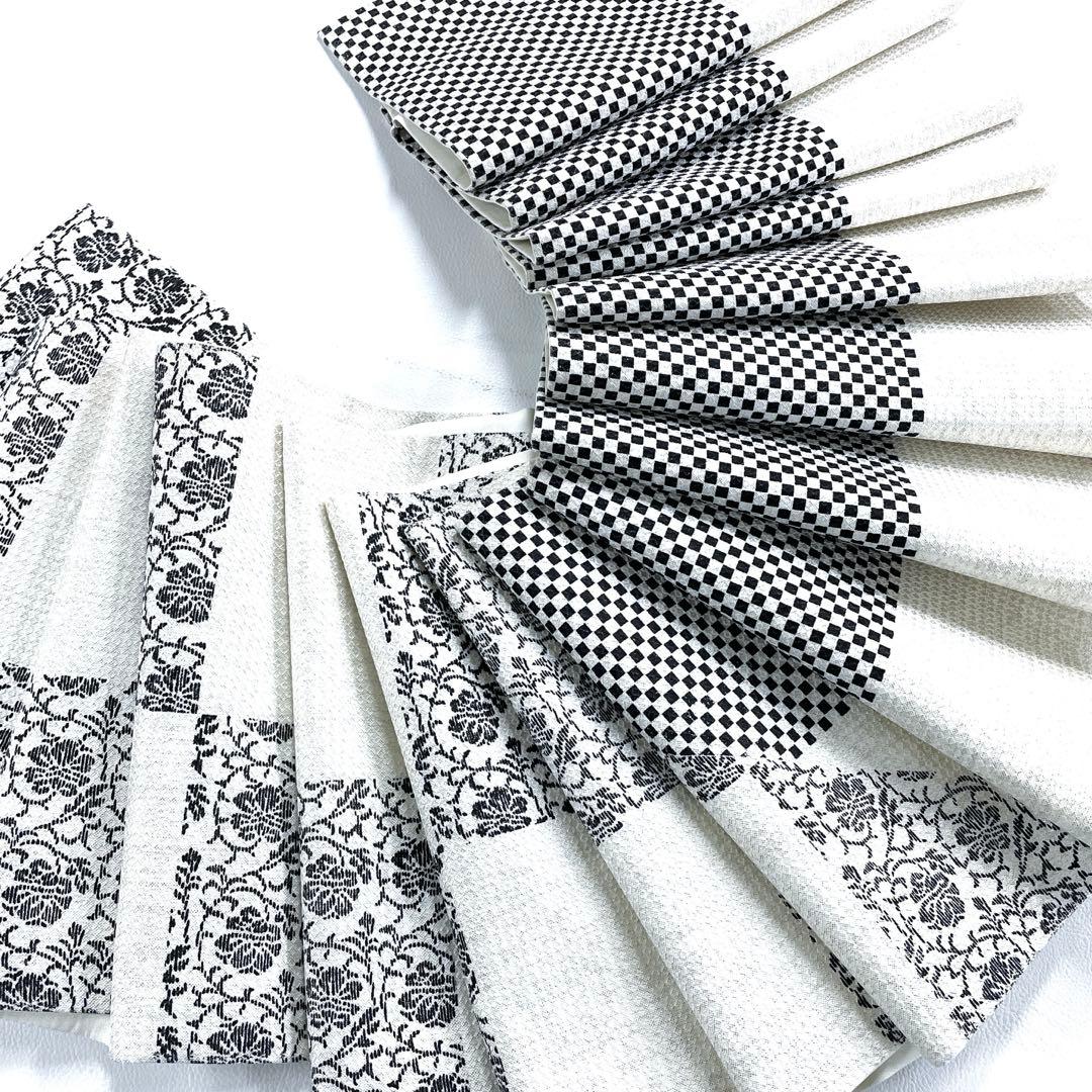 専用 帯5045 ●高級 正絹 全通 袋帯 市松模様