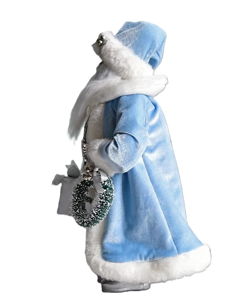 サンタ人形 水色