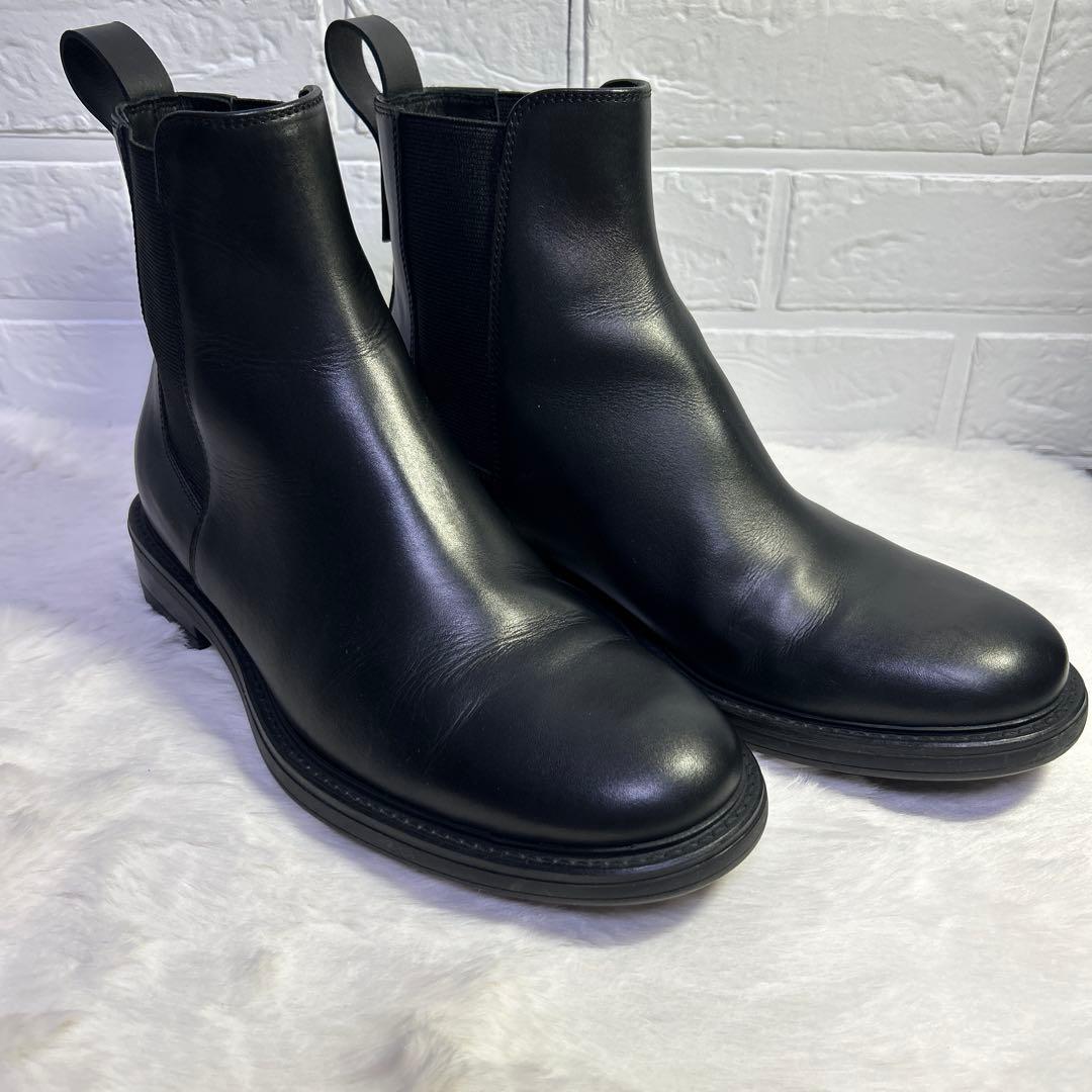 未使用級　theory セオリー　サイドゴアブーツ 27　ブラック　防水 ミドル