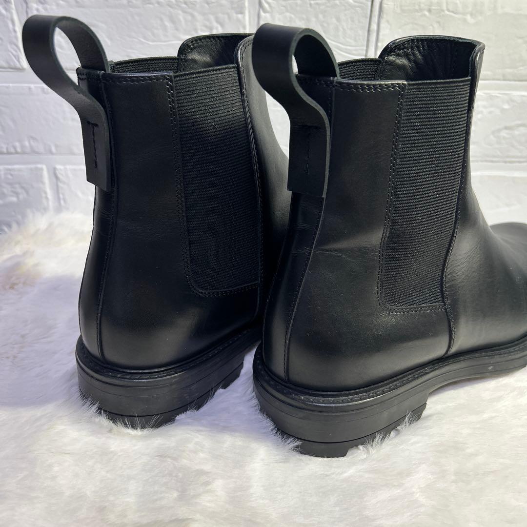 未使用級　theory セオリー　サイドゴアブーツ 27　ブラック　防水 ミドル