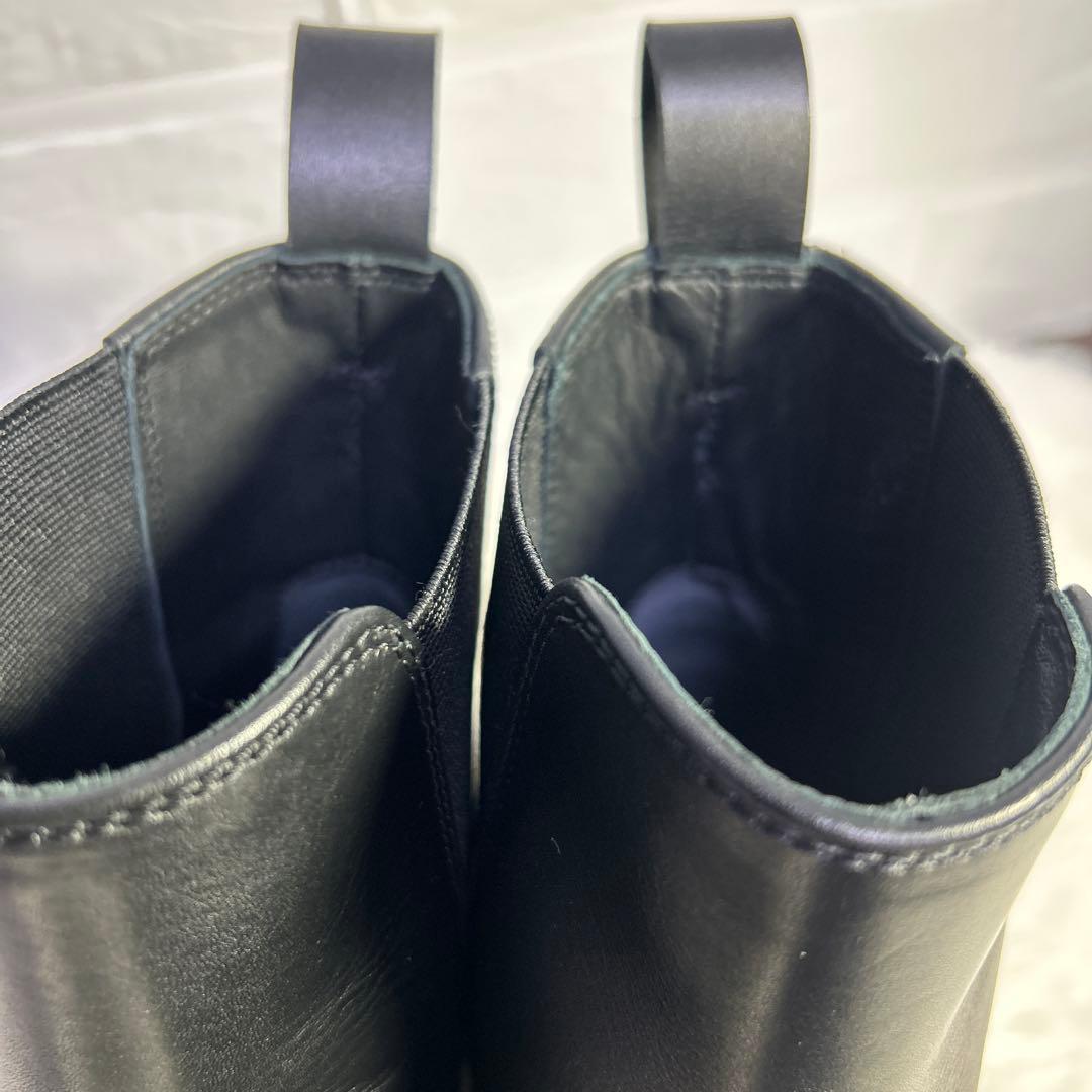 未使用級　theory セオリー　サイドゴアブーツ 27　ブラック　防水 ミドル