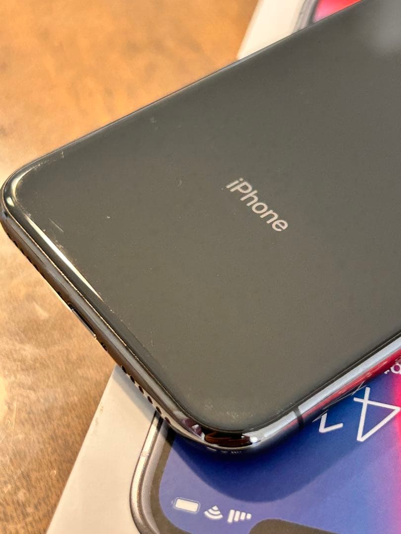 Apple iPhone X ブラック 本体 箱付き