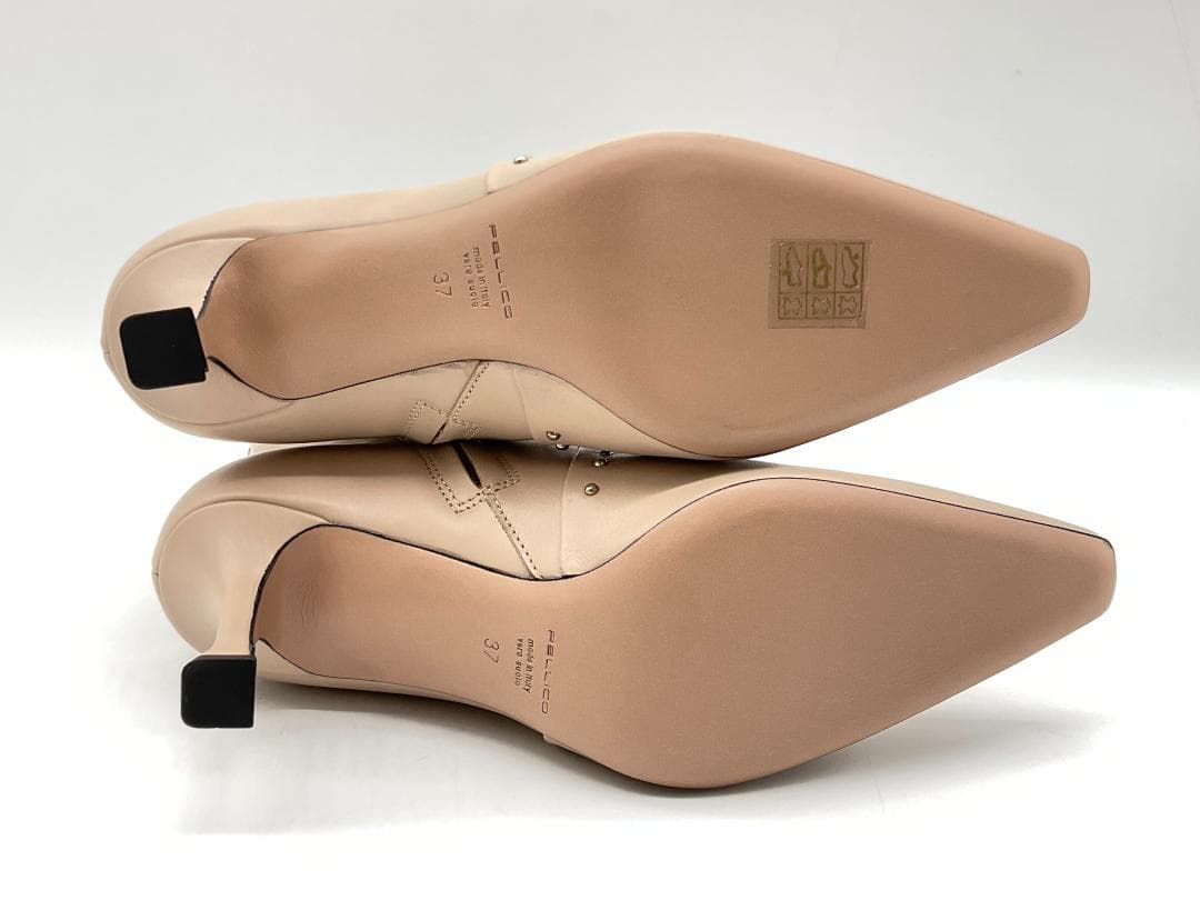 【未使用】PELLICO VENERE スタッズヒールブーツ 37