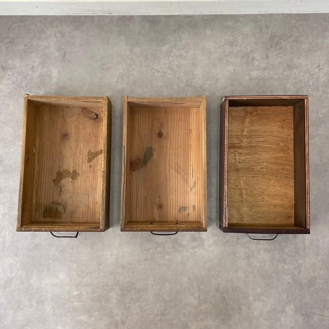 ヴィンテージ チェッカーガラス 食器棚 水屋箪笥 飾り棚 収納棚 和家具