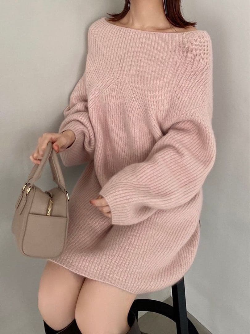 SNIDEL ラクーンニットワンピース