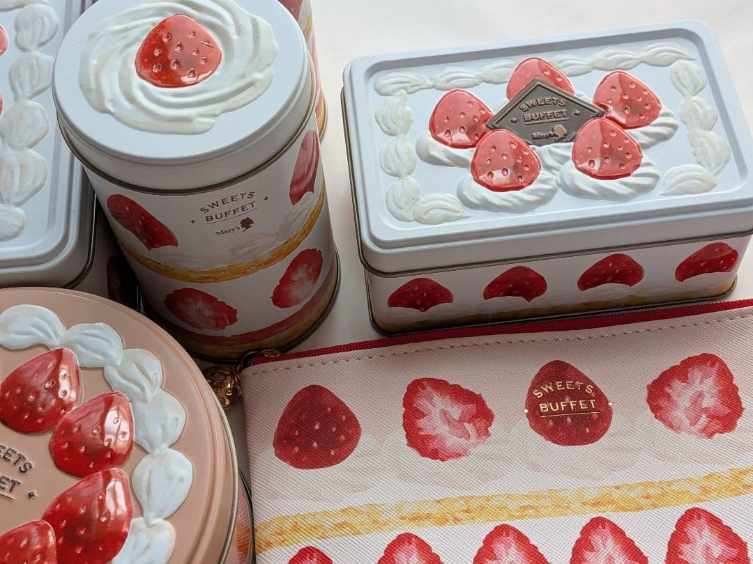 メリーチョコレート　スイーツビュッフェ 缶・ポーチのみ