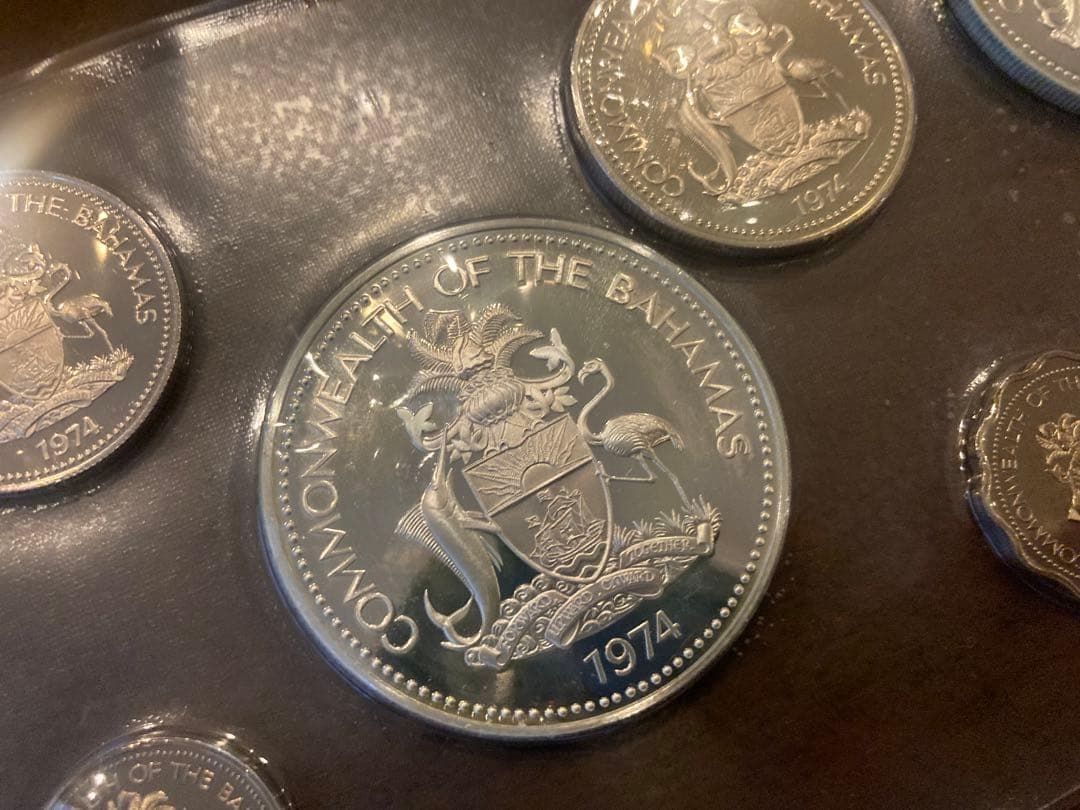 バハマ銀貨　プルーフセット 正味約90g