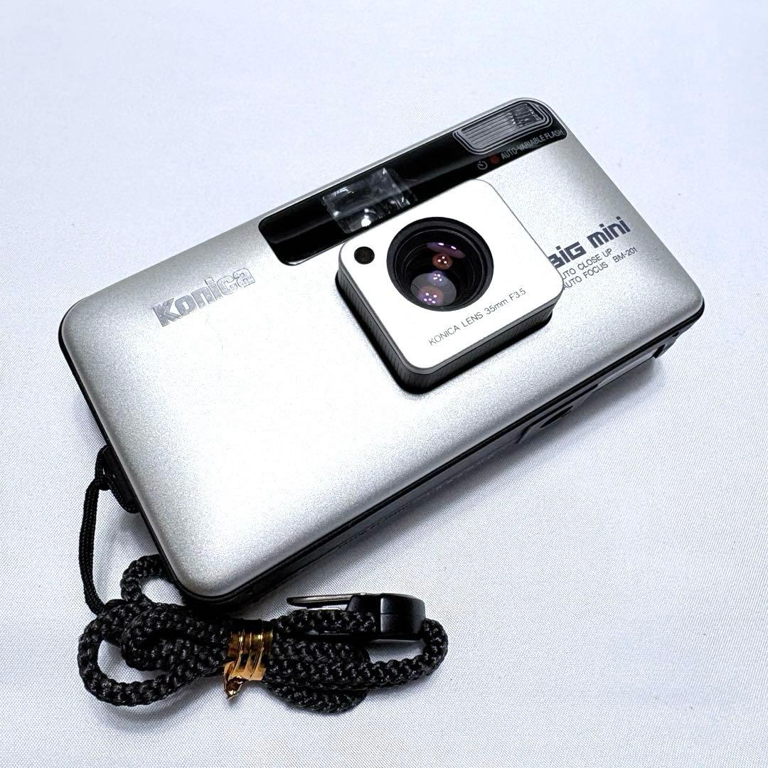 Konica BIG mini BM-201 フィルムカメラ コニカ ケース付き