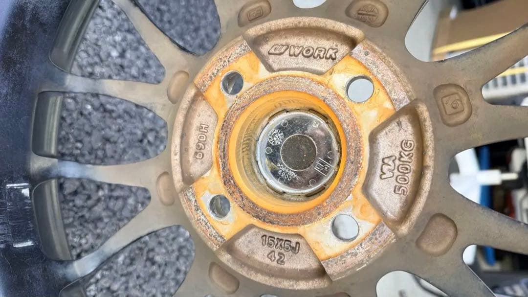 WORK STEEZ 15×5J+42　2本　①