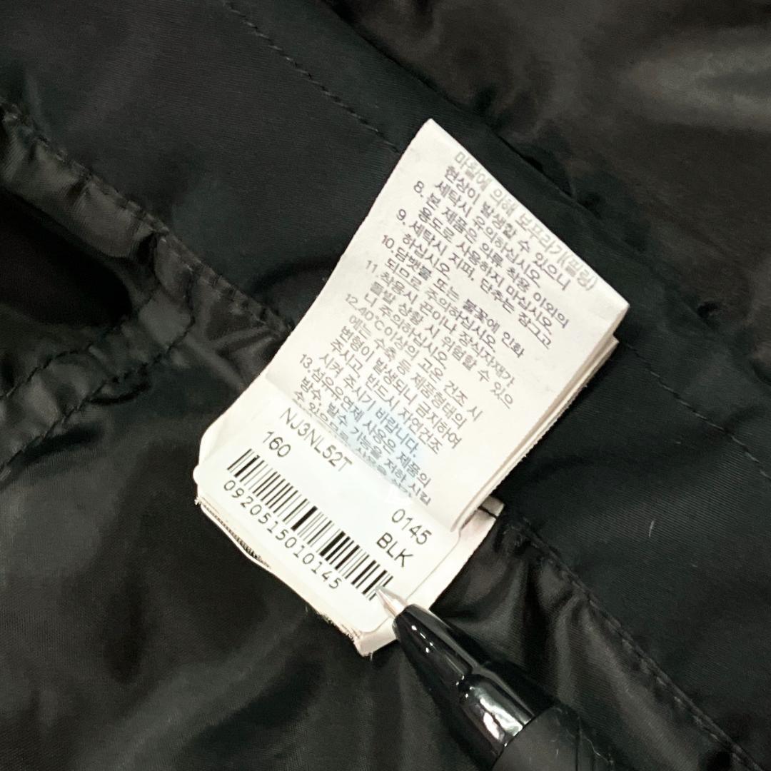 極美品 韓国 ノースフェイス T-Ball ジャケット 黒 キッズ160 14