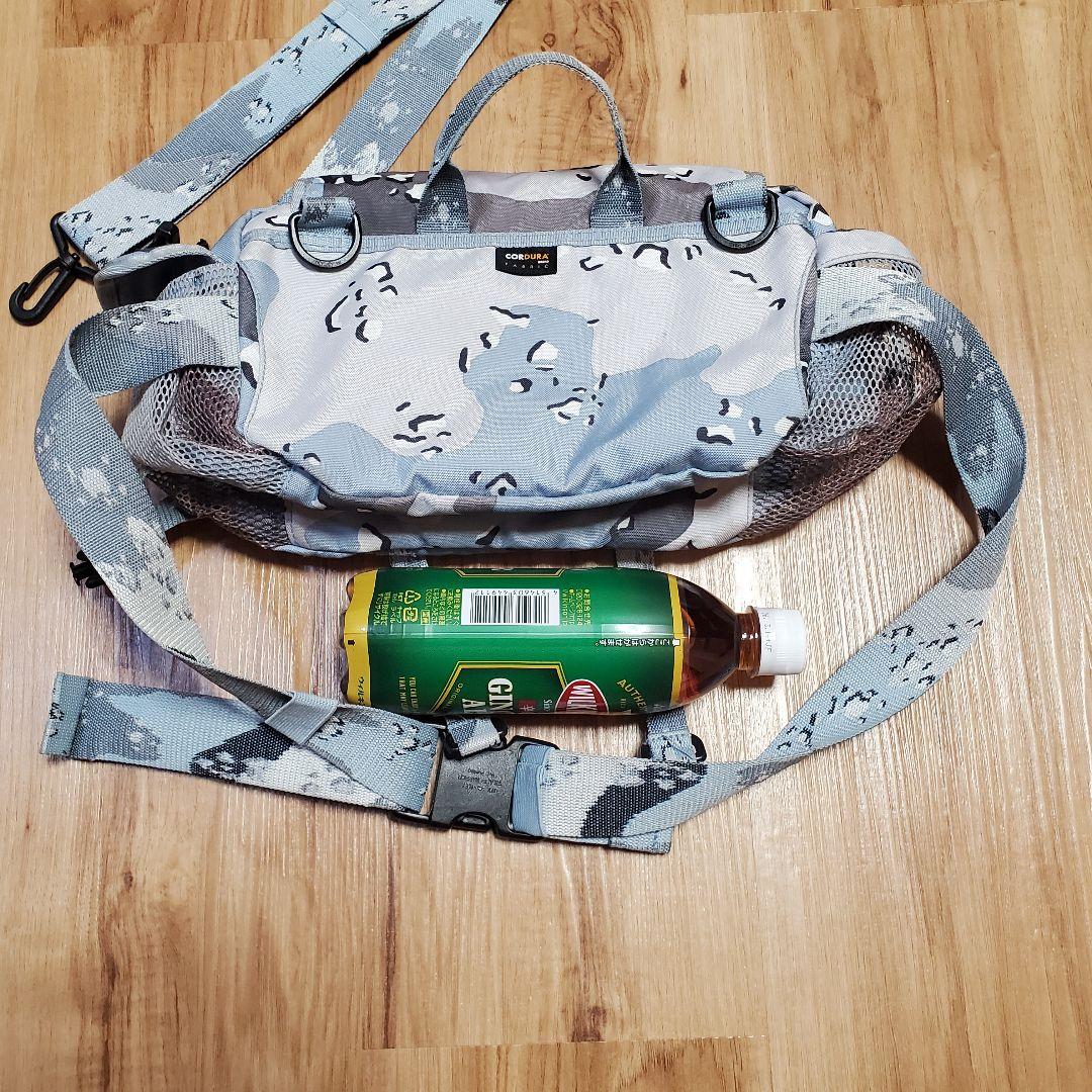 国内正規Supreme ショルダーバッグ ブルーカモコーデュラー