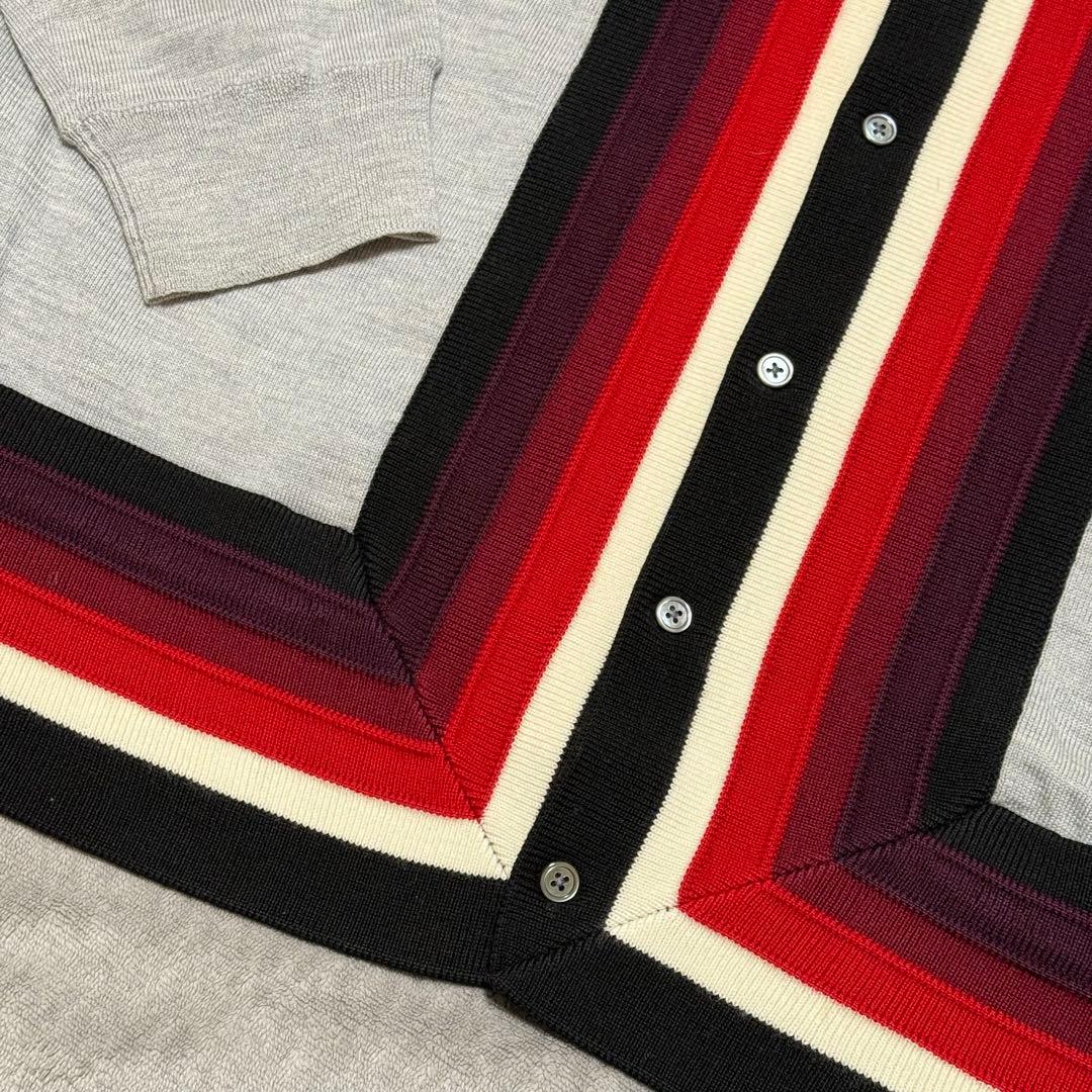 【XL】 Supreme Corner Stripe Polo Sweater