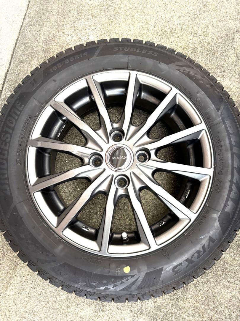 evian165/65/14 ブリヂストン　ブリザックVRX3スタッドレス