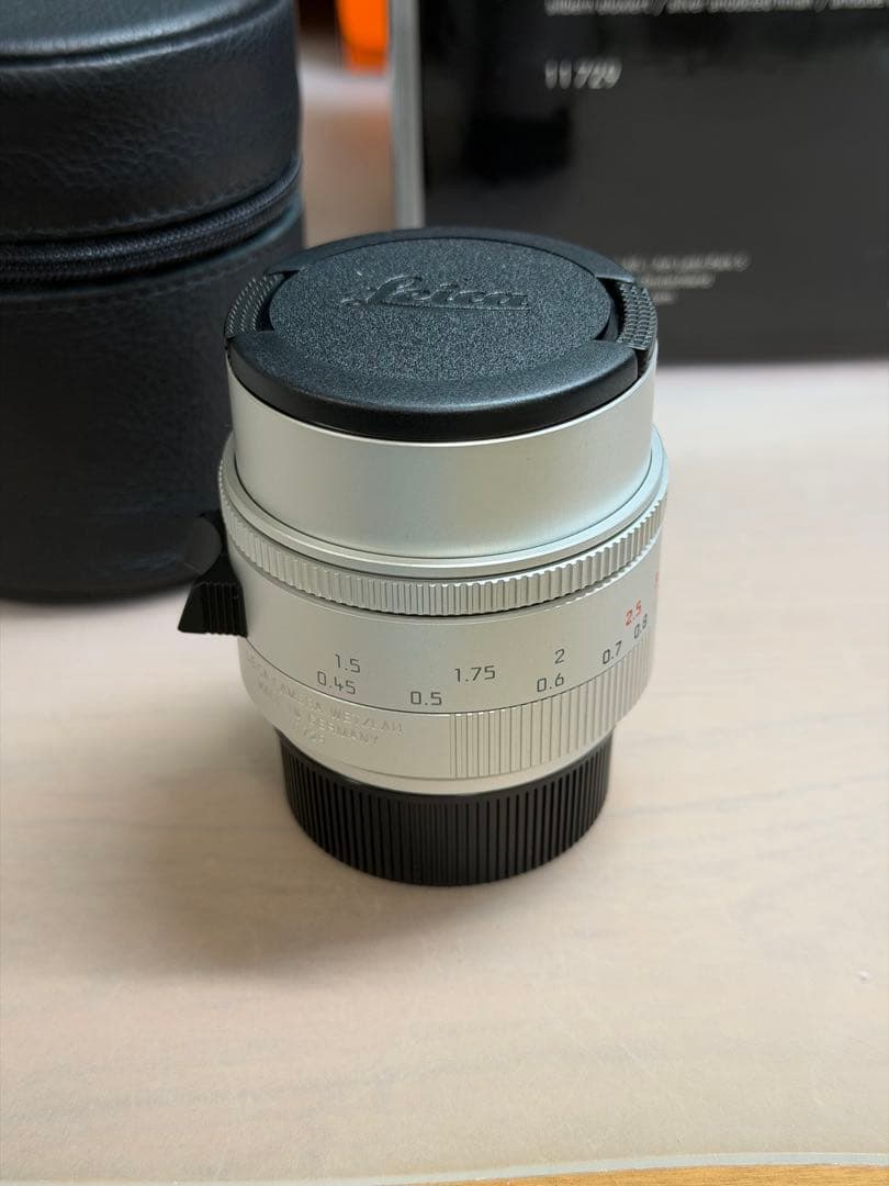 【極美品】最新モデルライカズミルックスM f1.4/50mm ASPH シルバー