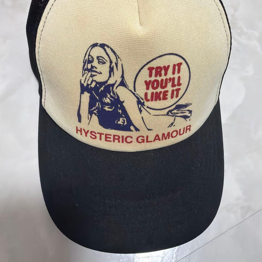 HYSTERIC GLAMOUR メッシュキャップ ブラックヒステリックグラマー
