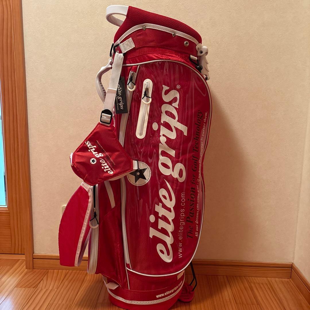 elite grips 赤 キャディバッグ