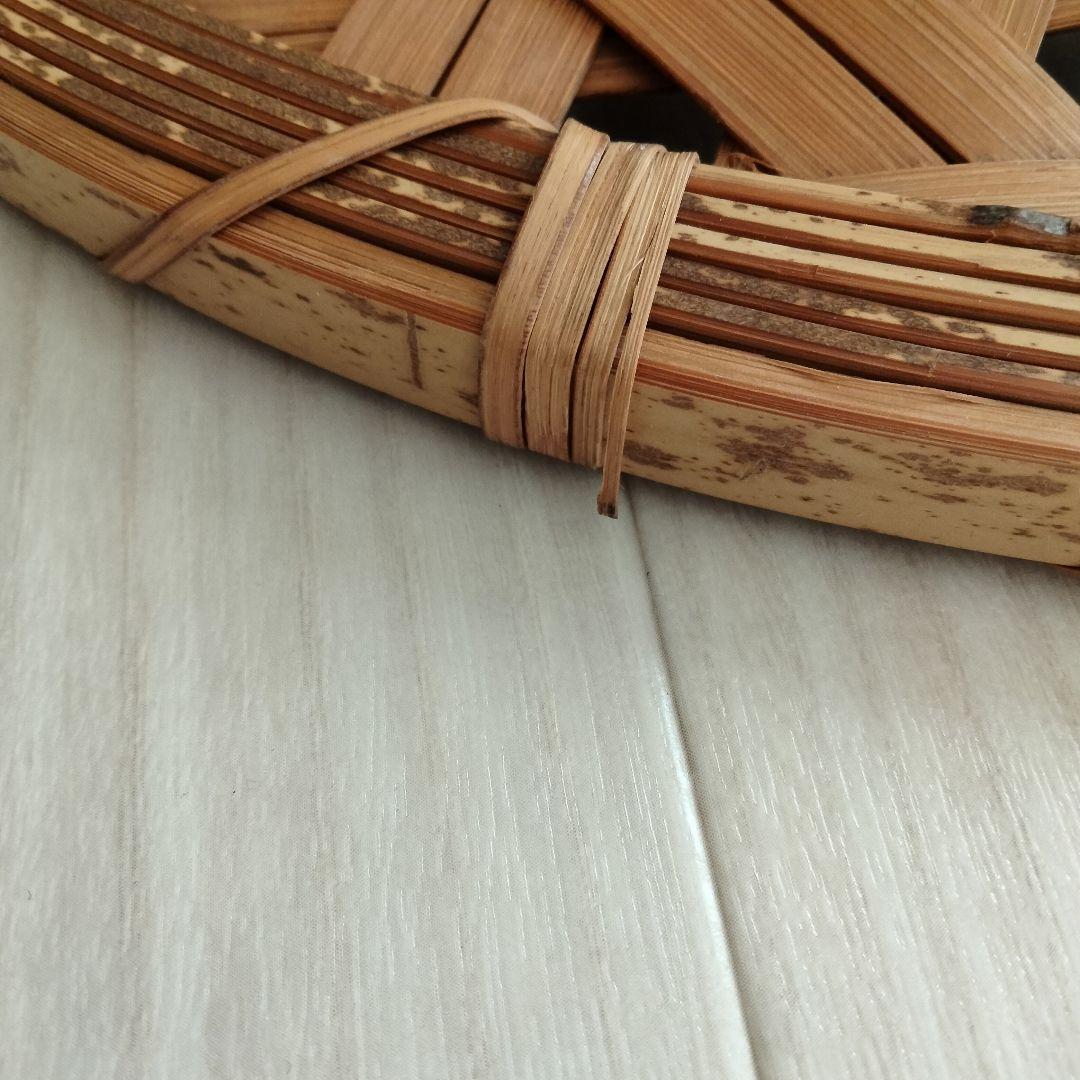 竹平ザル　伝統工芸品　純日本製　＆　竹製しゃもじ、菜箸、おたま、ステンレストレー