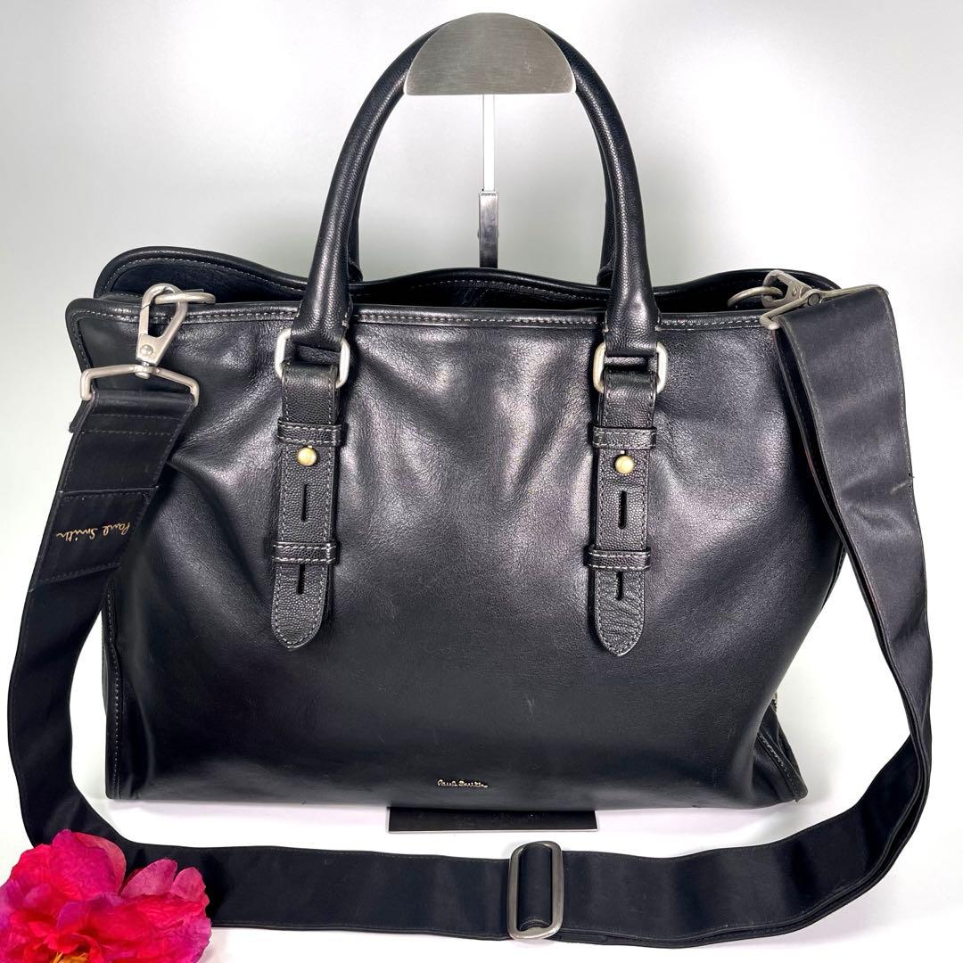 【チェリー様✨】ポールスミスメンズビジネスバッグ2WAYオールレザーヴィンテージ