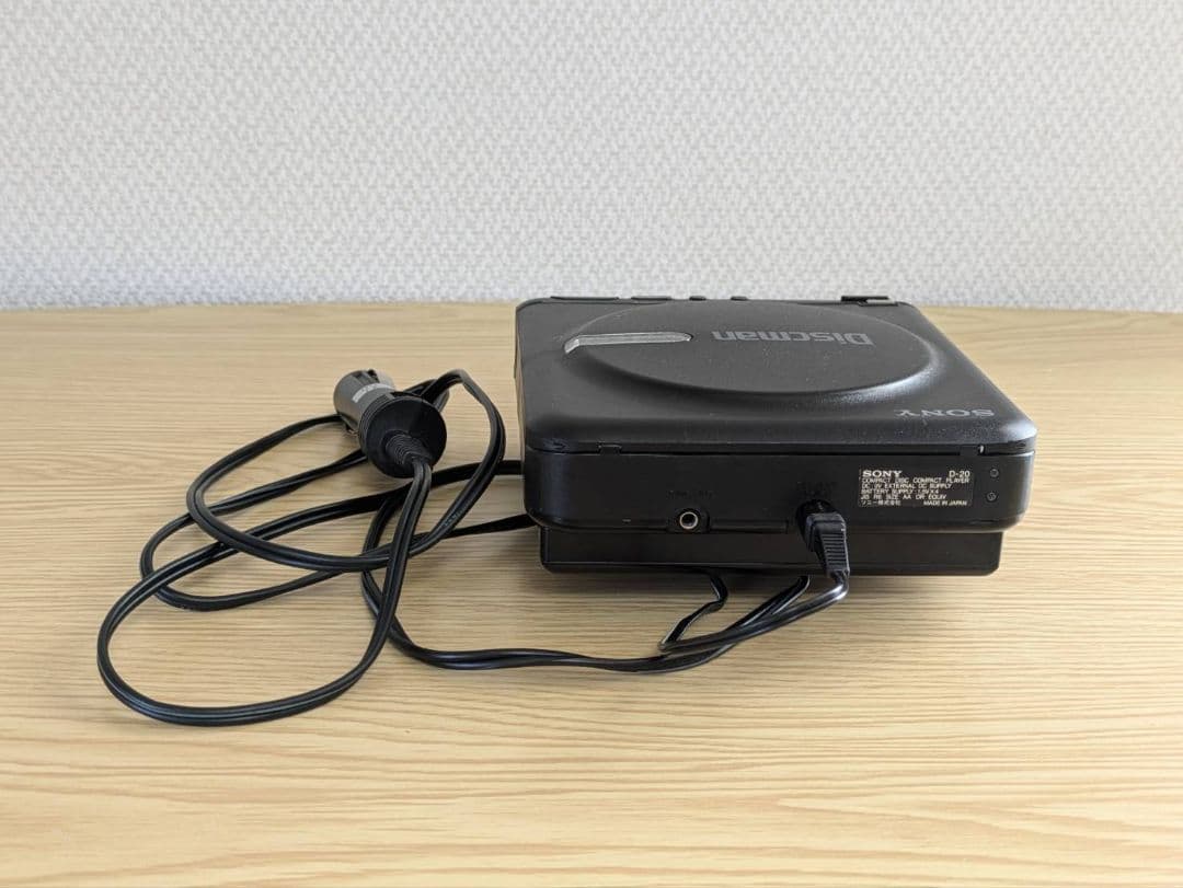【動作確認済み】SONY Discman D-20 コンパクトCDプレイヤー