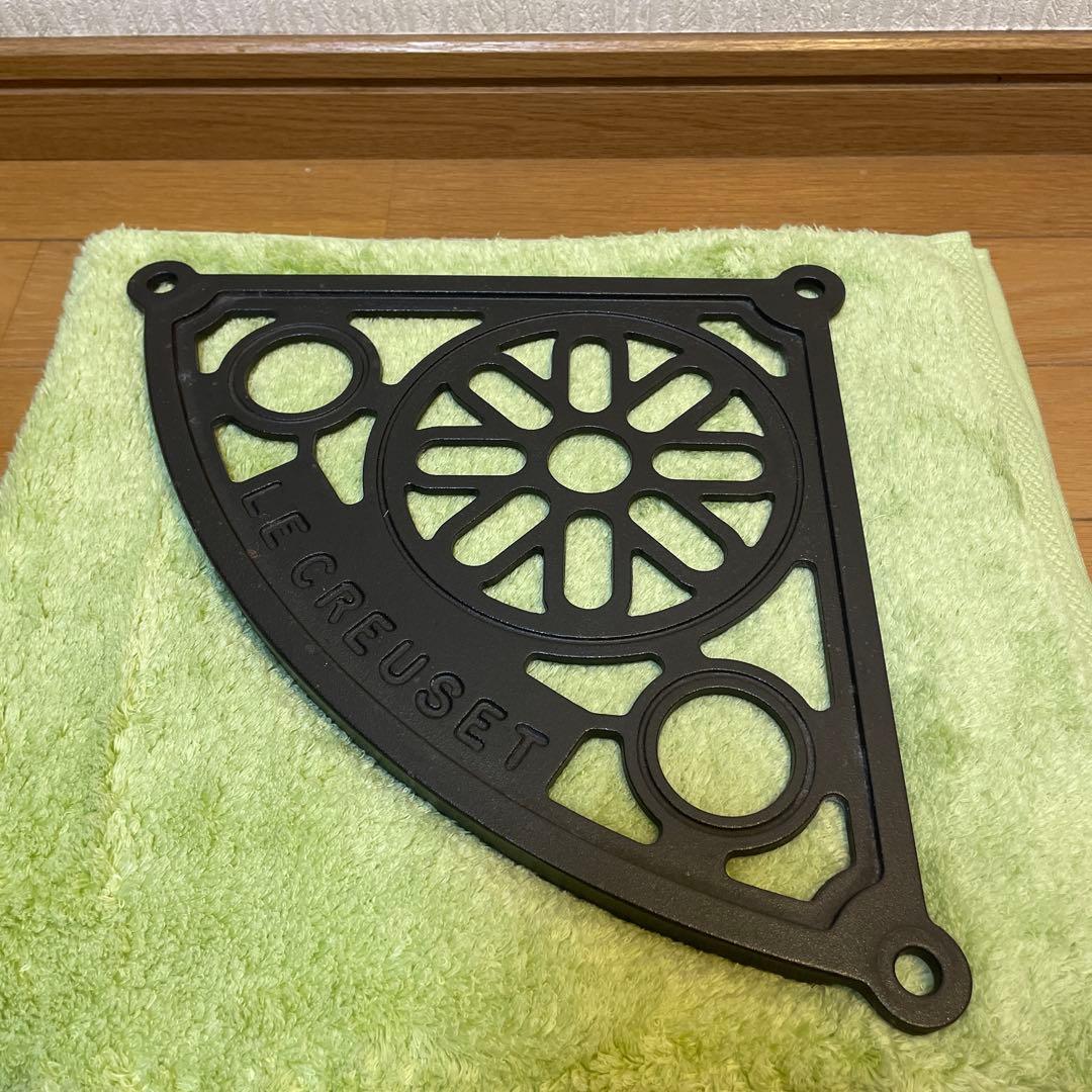 LE CREUSET ル・クルーゼ　ポットスタンド　ブラック　黒　5段　シェルフ