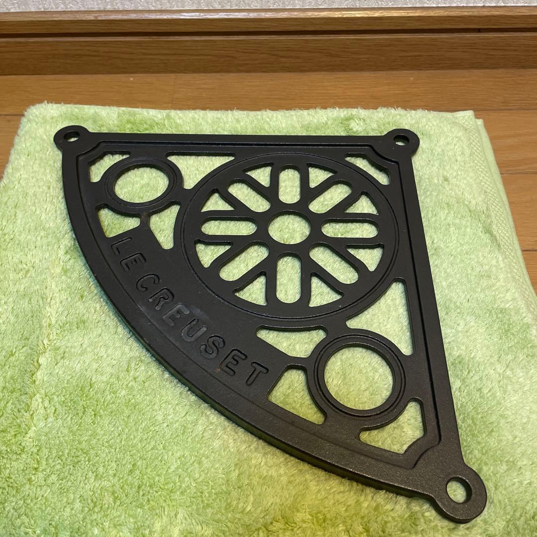 LE CREUSET ル・クルーゼ　ポットスタンド　ブラック　黒　5段　シェルフ