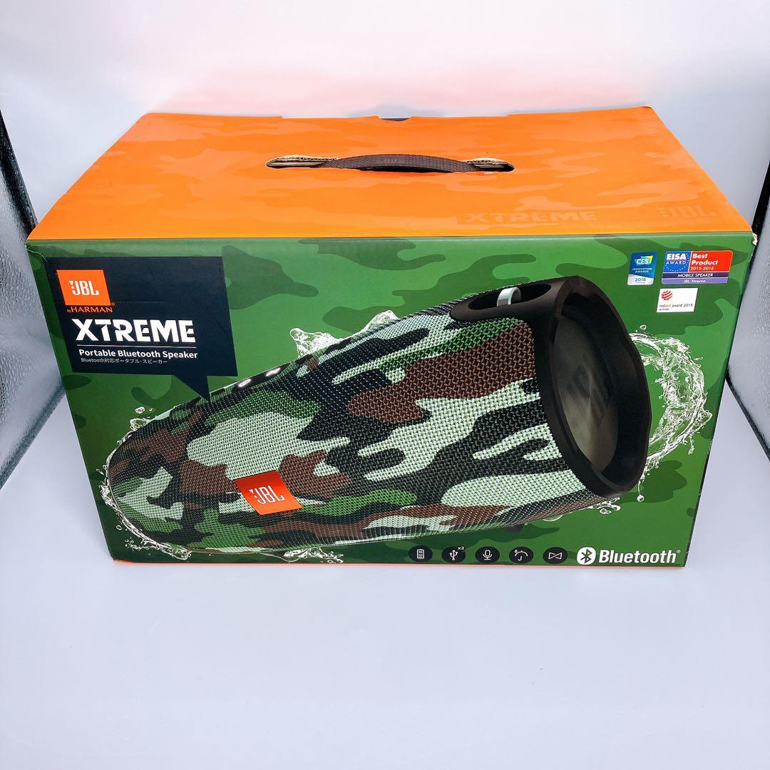 福田【極美品】JBL XTREME ワイヤレススピーカー 迷彩柄