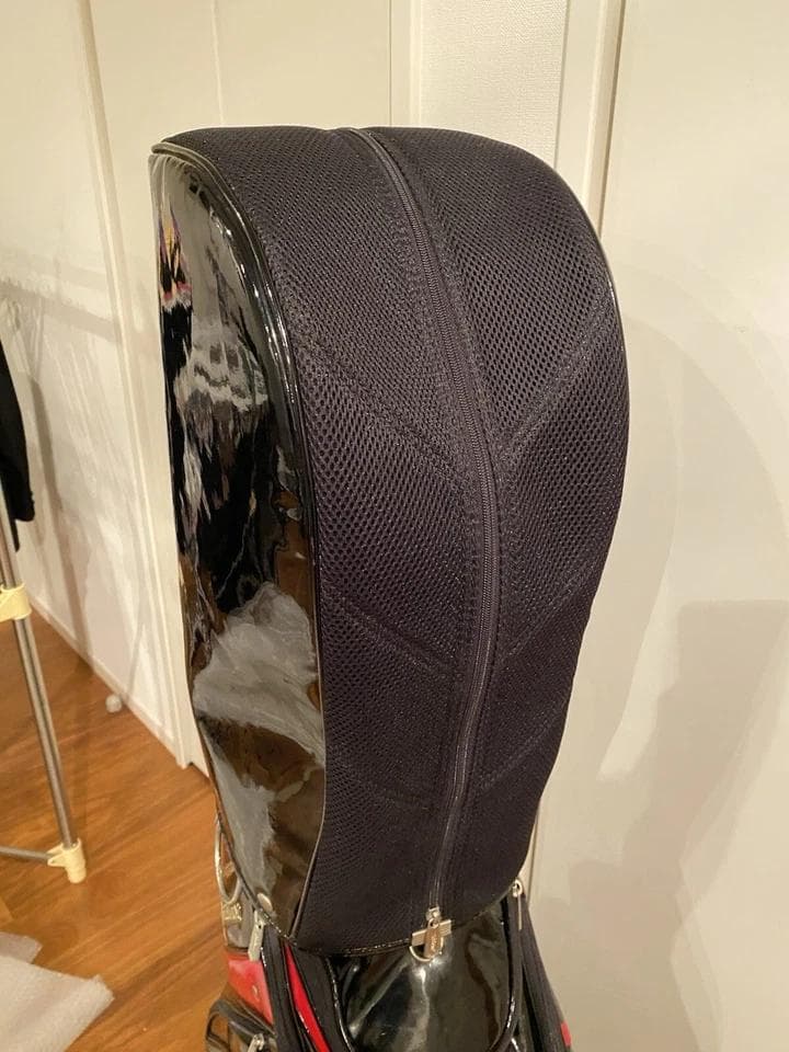 タイトリスト エナメル ブラック ゴルフバッグ カート キャディバッグ レア