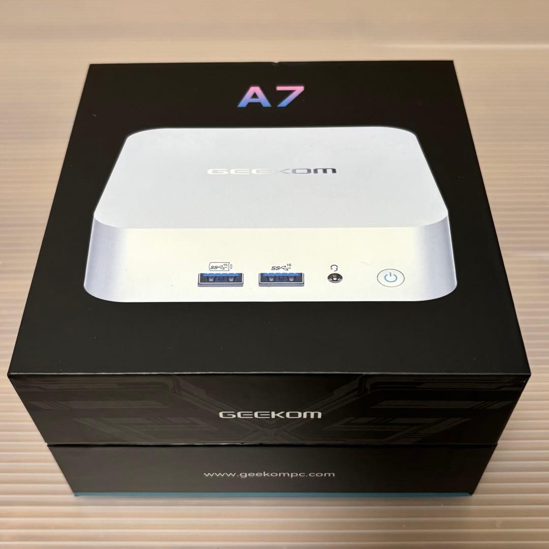 中*健様 【大容量高性能2TBSSD+32GBRAM】GEEKOM A7【美品・