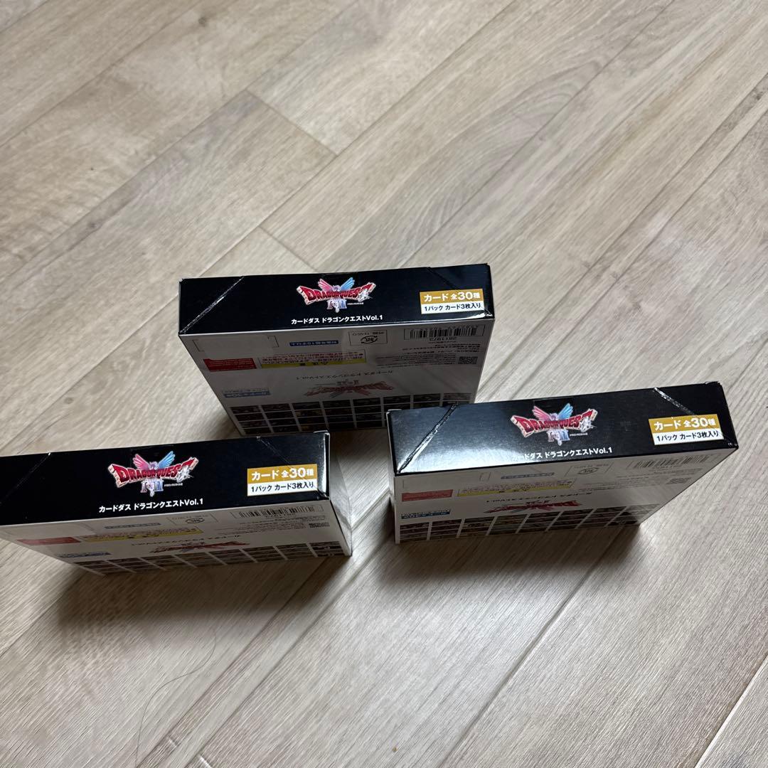 未開封3BOX【テープ付】カードダス ドラゴンクエストvol.1
