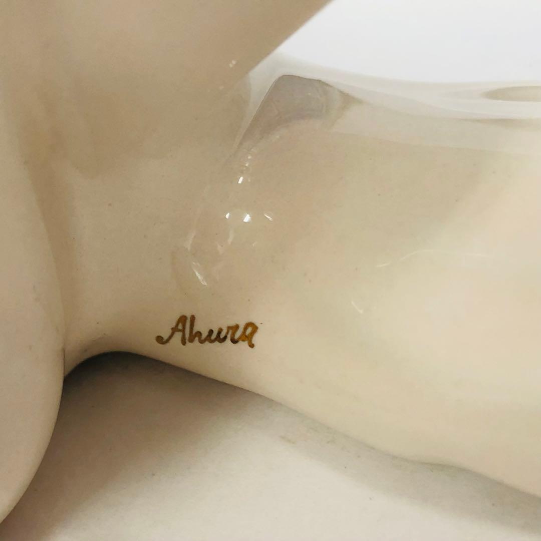 アウラ AHURA オブジェ　犬　ヨーロピアン　金彩　イタリアングレーハウンド